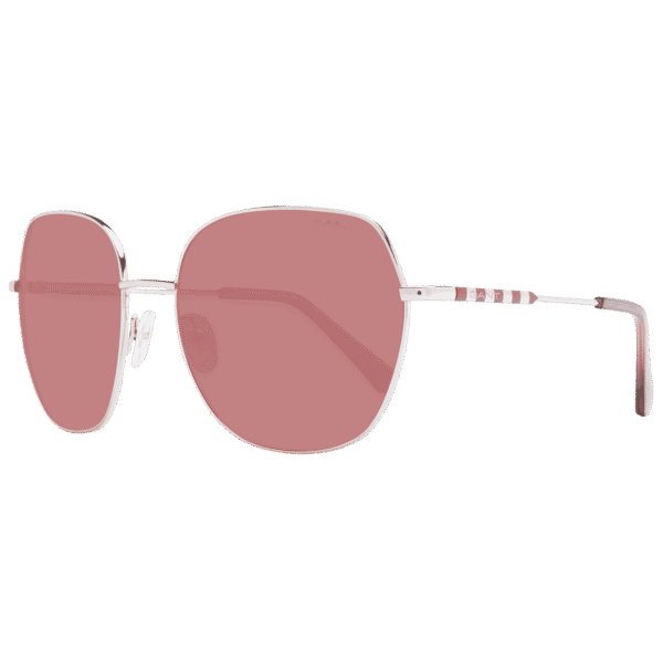 Gant Quadrat Sonnenbrille GA8100 5928S in Rosé Gold – 45° Seitenansicht
