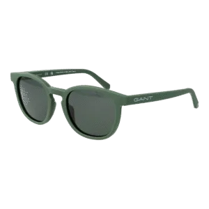 Gant Rund Sonnenbrille GA7203 5397R in Grün – 45° Seitenansicht
