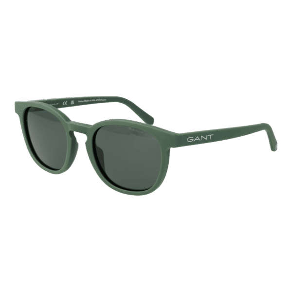 Gant Rund Sonnenbrille GA7203 5397R in Grün – 45° Seitenansicht