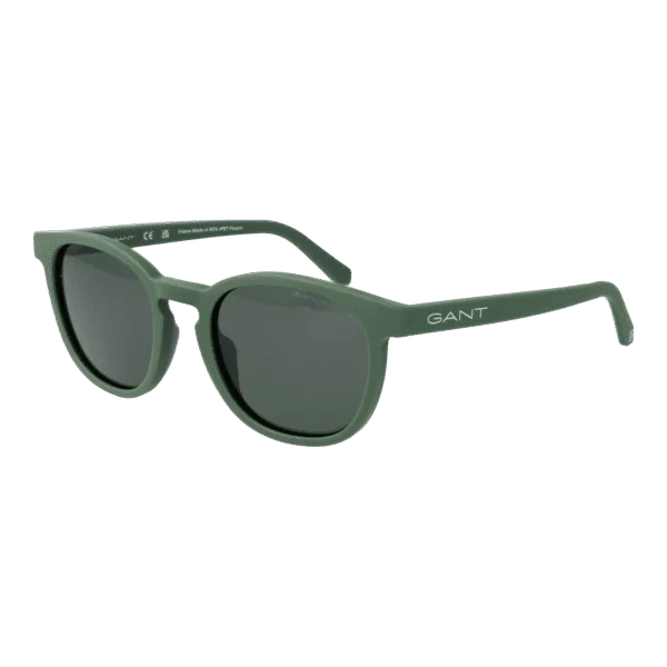 Gant Sonnenbrille GA7203 5397R – 45° Seitenansicht Gant Rund Sonnenbrille GA7203 5397R in Grün – 45° Seitenansicht
