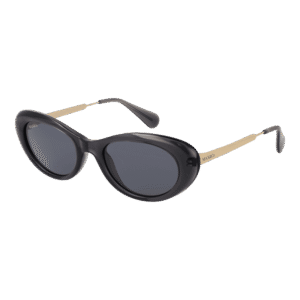 Max & Co Katzenaugen Sonnenbrille MO0077 5220A in Grau – 45° Seitenansicht