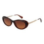Max & Co Oval Sonnenbrille MO0077 5252F in Braun – 45° Seitenansicht