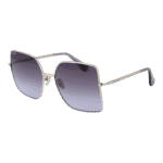 Max Mara Schmetterling Sonnenbrille MM0062-H 5916W in Silber – 45° Seitenansicht