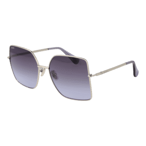 Max Mara Schmetterling Sonnenbrille MM0062-H 5916W in Silber – 45° Seitenansicht