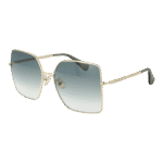 Max Mara Schmetterling Sonnenbrille MM0062-H 5932P in Gold – 45° Seitenansicht