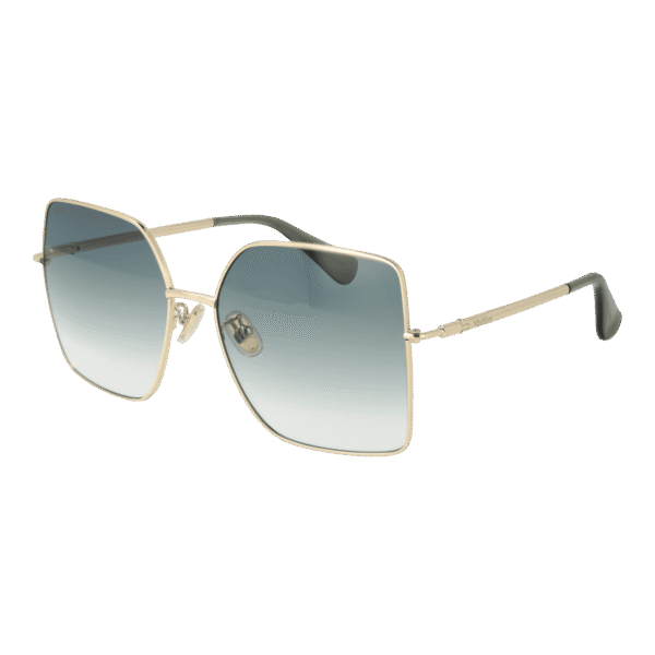 Max Mara Schmetterling Sonnenbrille MM0062-H 5932P in Gold – 45° Seitenansicht