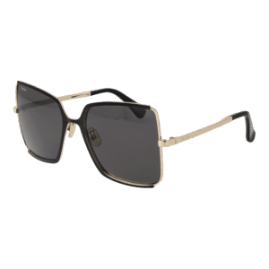 Max Mara Schmetterling Sonnenbrille MM0070-H 5832A in Schwarz – 45° Seitenansicht