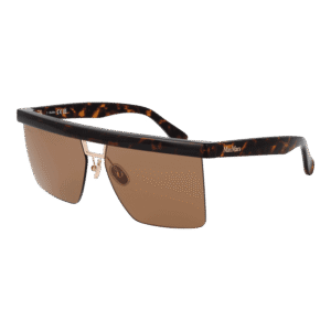 Max Mara Rechteck Sonnenbrille MM0072 6052E in Braun – 45° Seitenansicht
