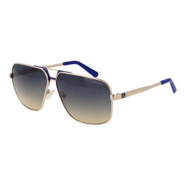 Guess Pilotenbrille Sonnenbrille GU00070 6132W in Silber – 45° Seitenansicht