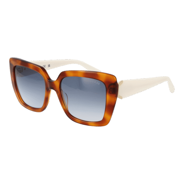 Guess Schmetterling Sonnenbrille GU7889 5353W in Braun – 45° Seitenansicht