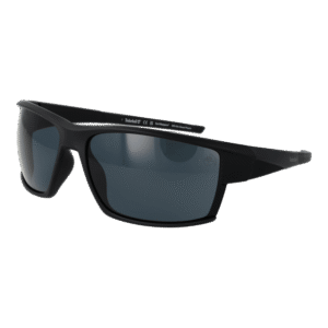 Timberland Rechteck Sonnenbrille TB9308 6802D in Schwarz – 45° Seitenansicht