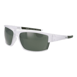 Timberland Sport Sonnenbrille TB9308 6826R in Weiß – 45° Seitenansicht