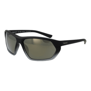 Timberland Sport Sonnenbrille TB9310 6402R in Schwarz – 45° Seitenansicht