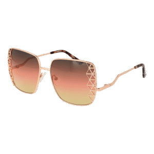 Marciano by Guess Quadrat Sonnenbrille GM0829 5928T in Rosé Gold – 45° Seitenansicht