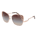 Marciano by Guess Schmetterling Sonnenbrille GM0830 6128F in Rosé Gold – 45° Seitenansicht