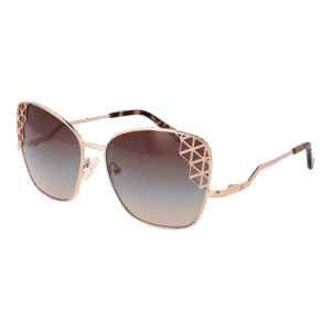 Marciano by Guess Schmetterling Sonnenbrille GM0830 6128F in Rosé Gold – 45° Seitenansicht