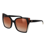 Marciano by Guess Schmetterling Sonnenbrille GM0831 5805F in Schwarz – 45° Seitenansicht