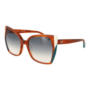 Marciano by Guess Schmetterling Sonnenbrille GM0831 5856B in Kupfer – 45° Seitenansicht