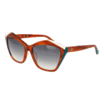 Marciano by Guess Geometric Sonnenbrille GM0832 5956B in Kupfer – 45° Seitenansicht