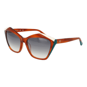 Marciano by Guess Geometric Sonnenbrille GM0832 5956B in Kupfer – 45° Seitenansicht