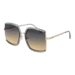 Skechers Quadrat Sonnenbrille SE6224 5884W in Blau – 45° Seitenansicht
