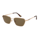 Skechers Rechteck Sonnenbrille SE6272 5532H in Gold – 45° Seitenansicht