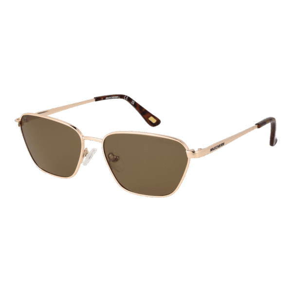 Skechers Rechteck Sonnenbrille SE6272 5532H in Gold – 45° Seitenansicht