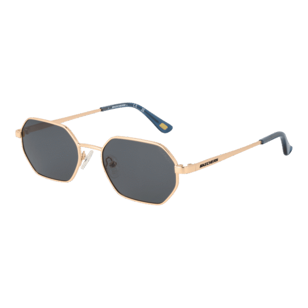 Skechers Rechteck Sonnenbrille SE6273 5232D in Rosé Gold – 45° Seitenansicht