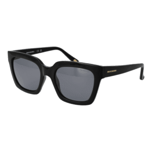 Skechers Quadrat Sonnenbrille SE6274 5401D in Schwarz – 45° Seitenansicht