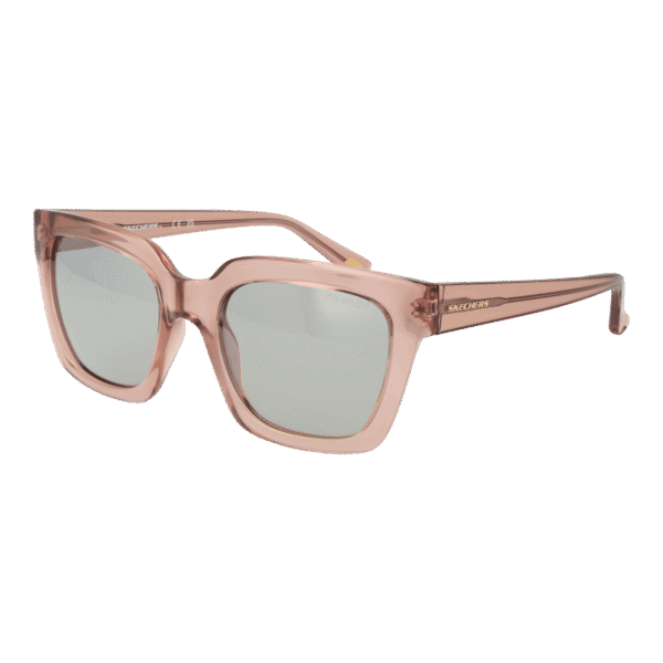 Skechers Quadrat Sonnenbrille SE6274 5472D in Rosa – 45° Seitenansicht