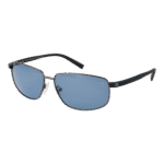 Timberland Rechteck Sonnenbrille TB9325 6508D in Gunmetal – 45° Seitenansicht