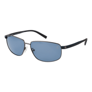 Timberland Rechteck Sonnenbrille TB9325 6508D in Gunmetal – 45° Seitenansicht