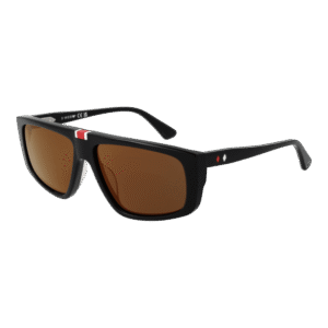 Web Geometric Sonnenbrille WE0358 5801A in Schwarz – 45° Seitenansicht
