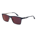 BMW Rechteck Sonnenbrille BW0048-H 5891U in Blau – 45° Seitenansicht