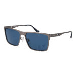 BMW Quadrat Sonnenbrille BW0049-H 5913V in Gunmetal – 45° Seitenansicht