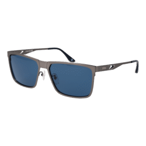 BMW Quadrat Sonnenbrille BW0049-H 5913V in Gunmetal – 45° Seitenansicht