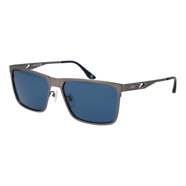 BMW Quadrat Sonnenbrille BW0049-H 5913V in Gunmetal – 45° Seitenansicht