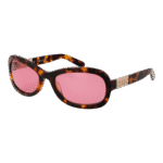 GCDS Oval Sonnenbrille GD0038 5852S in Braun – 45° Seitenansicht