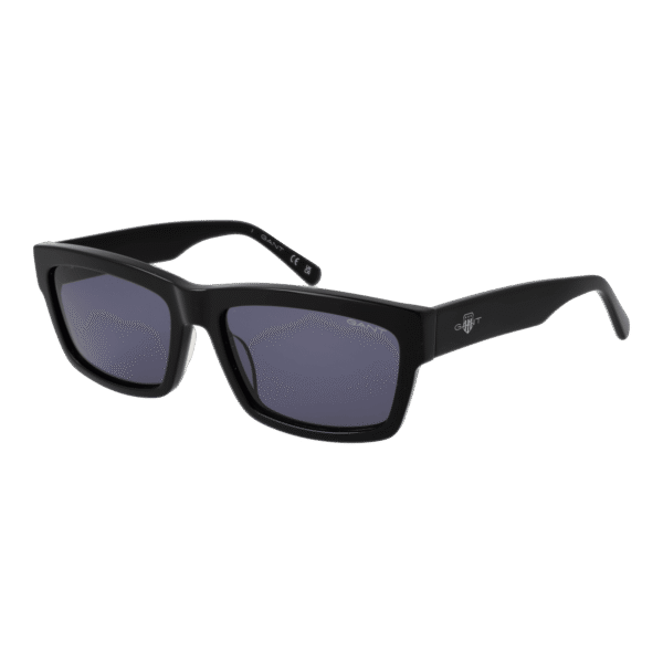 Gant Rechteck Sonnenbrille GA7230 6001A in Schwarz – 45° Seitenansicht
