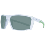 Timberland Rechteck Sonnenbrille TB9333 6726R in Weiß – 45° Seitenansicht