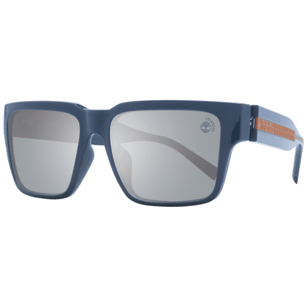 Timberland Rechteck Sonnenbrille TB9336-H 5620R in Grau – 45° Seitenansicht