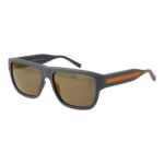 Timberland Rechteck Sonnenbrille TB9337 5820D in Grau – 45° Seitenansicht
