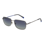 Timberland Rechteck Sonnenbrille TB9338 5708D in Gunmetal – 45° Seitenansicht