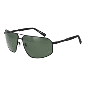 Timberland Pilotenbrille Sonnenbrille TB9341-H 6402R in Schwarz – 45° Seitenansicht