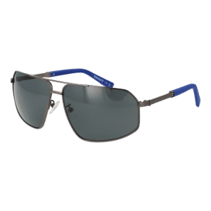 Timberland Pilotenbrille Sonnenbrille TB9341-H 6407D in Gunmetal – 45° Seitenansicht