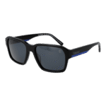 Timberland Quadrat Sonnenbrille TB9343 5701D in Schwarz – 45° Seitenansicht