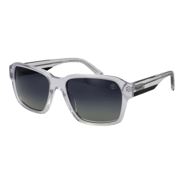 Timberland Sonnenbrille TB9343 5726D – 45° Seitenansicht Timberland Quadrat Sonnenbrille TB9343 5726D in Transparent – 45° Seitenansicht