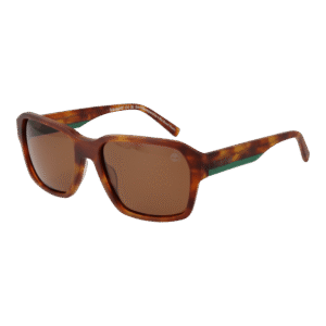 Timberland Quadrat Sonnenbrille TB9343 5753H in Braun – 45° Seitenansicht