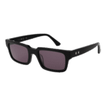 Web Rechteck Sonnenbrille WE0360 5301A in Schwarz – 45° Seitenansicht
