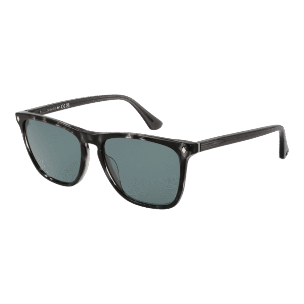 Web Trapez Sonnenbrille WE0363 5520V in Schwarz – 45° Seitenansicht